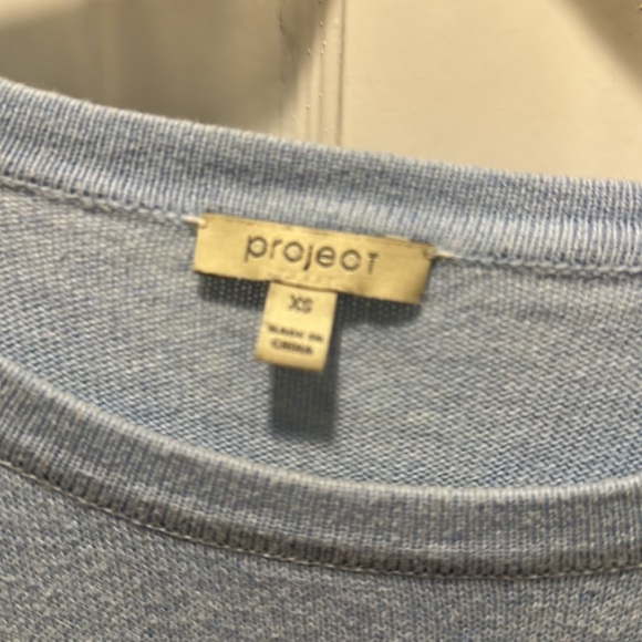 Long sleeve light blue sweater. - Picture 2 of 5